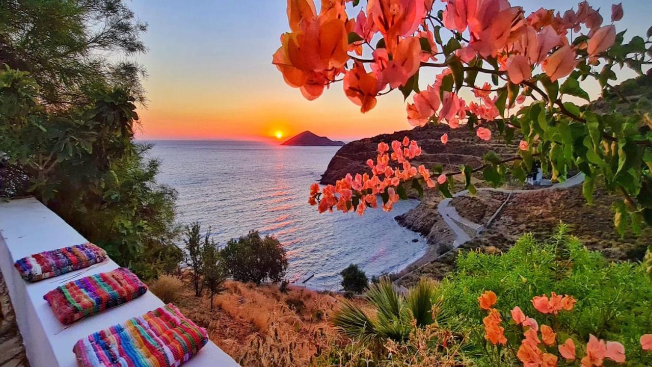 Ivi Beach Front Villa, Leros Vromolithos Esterno foto