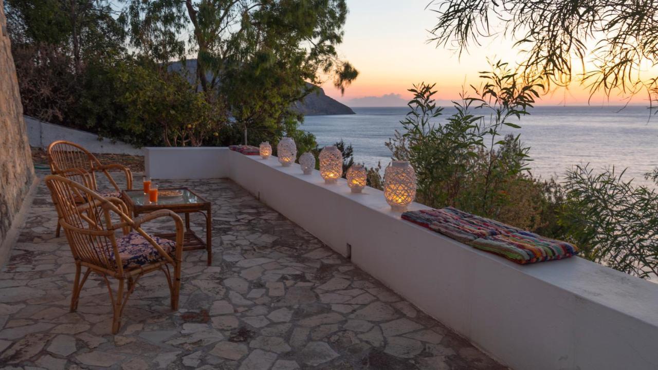 Ivi Beach Front Villa, Leros Vromolithos Esterno foto